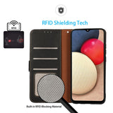 Google Pixel 8a RFID Lychee Texture Wallet Strap Case