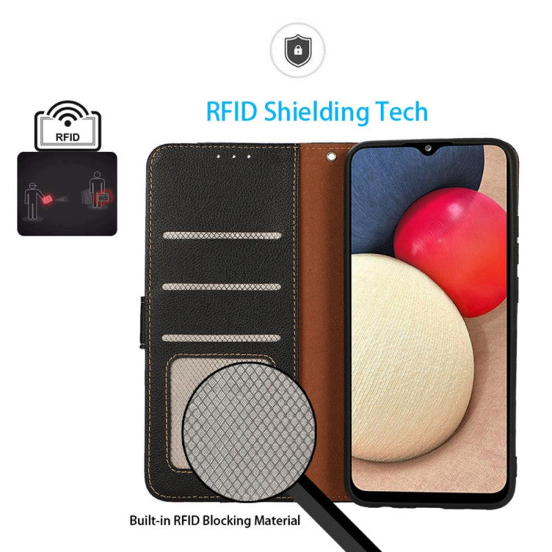 Google Pixel 8 Pro RFID Lychee Texture Wallet Strap Case