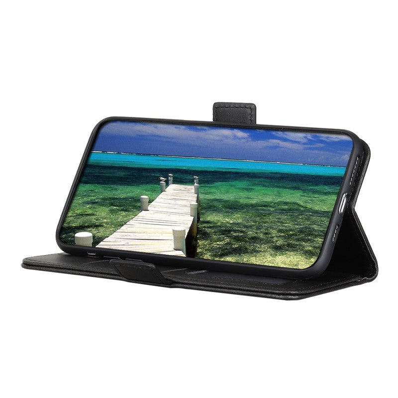 Multi-Slot Zipper Photo Wallet Stand Case