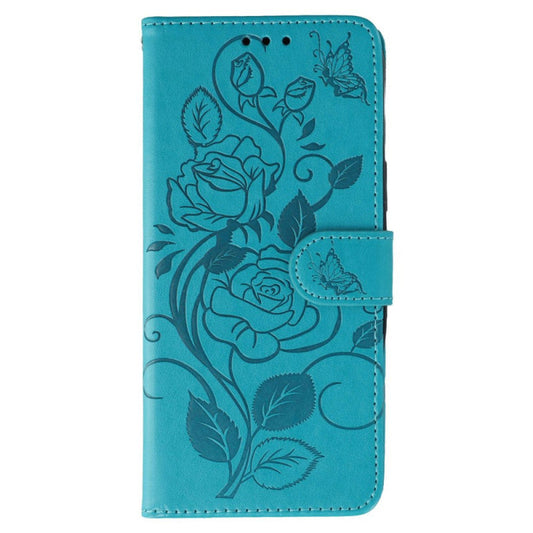 Butterfly Rose Pattern Wallet Case