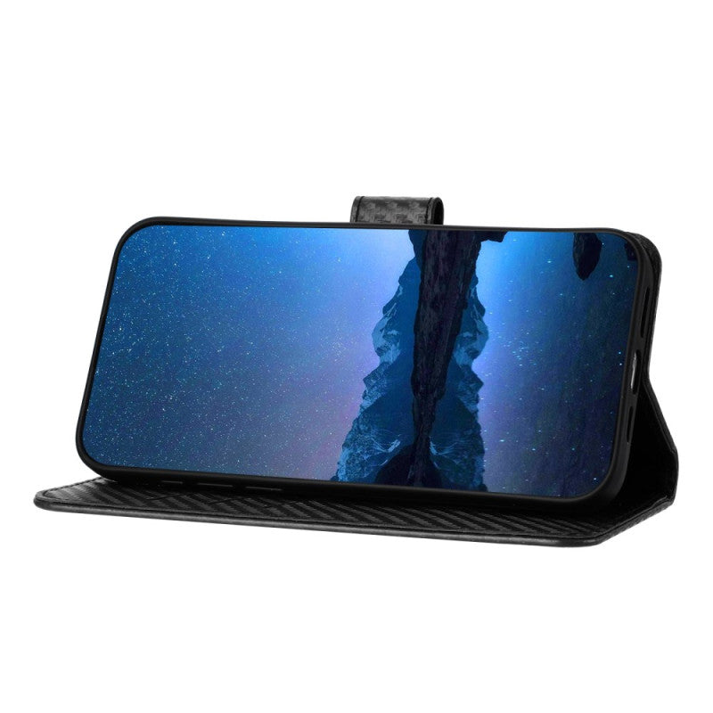 Carbon Fiber Wallet Speaker Hole Strap