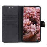 Google Pixel 9 Pro XL Smooth Leather Wallet Speaker Hole Case