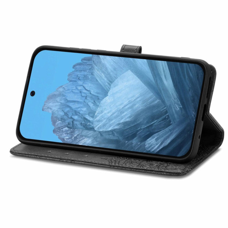 Embossed Mandala Speaker Hole Wallet Case