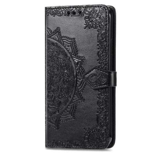 Embossed Mandala Speaker Hole Wallet Case