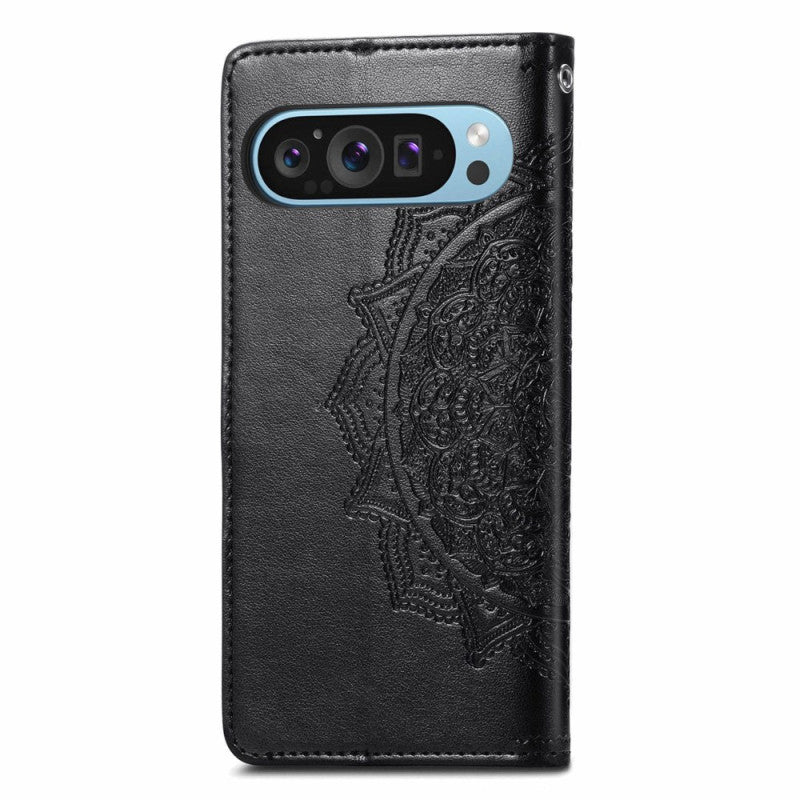 Embossed Mandala Speaker Hole Wallet Case