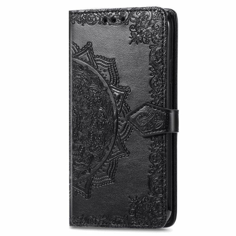 Embossed Mandala Speaker Hole Wallet Case