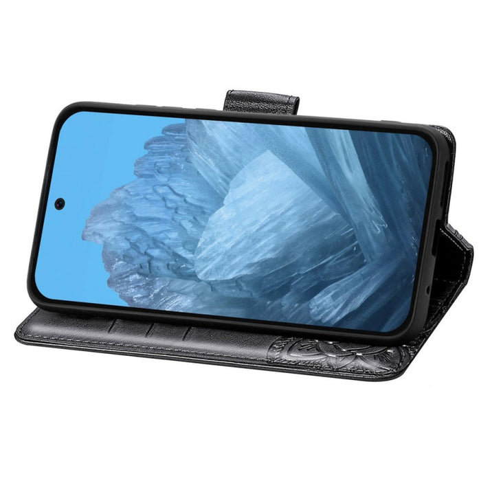 Large Butterfly Print Wallet Wrist Strap