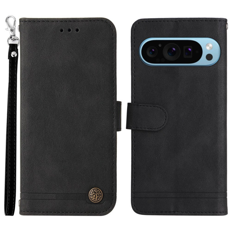 Google Pixel 9a Tree Pattern 360° Protection Wallet Strap