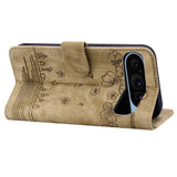 Google Pixel 9a Artistic Print Wallet Detachable Strap