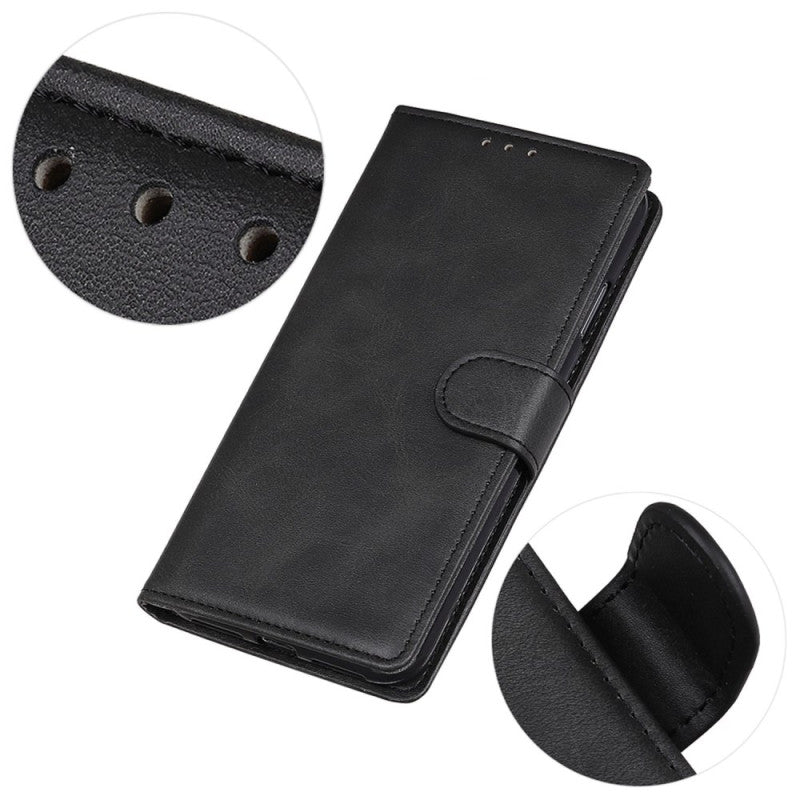 Textured Leather Speaker Hole Wallet Case