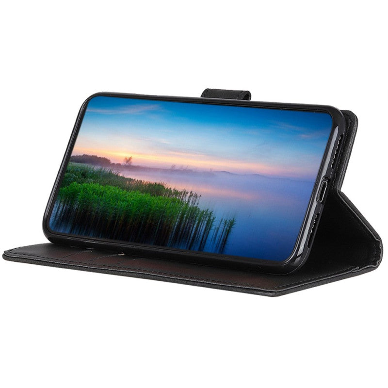 Textured Leather Speaker Hole Wallet Case