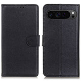 Google Pixel 9 Pro Lychee Texture Wallet Side Pocket Case