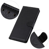 Google Pixel 8 Lychee Texture Wallet Side Pocket Case