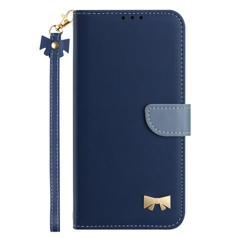 Metal Bow Wallet Detachable Wrist Strap