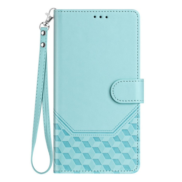 Honeycomb Pattern RFID Wallet Wrist Strap