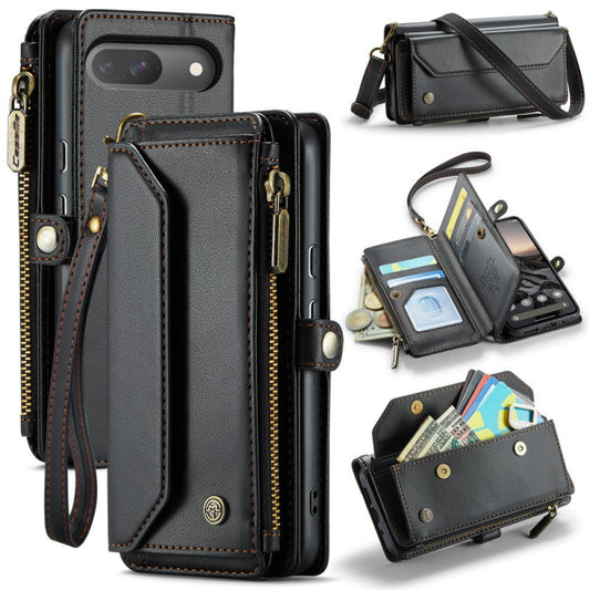 10-Slot Crossbody Wallet RFID Protection