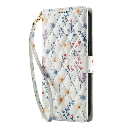 Elegant Floral Wallet Case with Strap