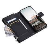 Google Pixel 9 Pro XL Glitter Diamond Zipper Wallet Wrist Strap