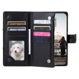 Google Pixel 9 Pro XL Glitter Diamond Zipper Wallet Wrist Strap
