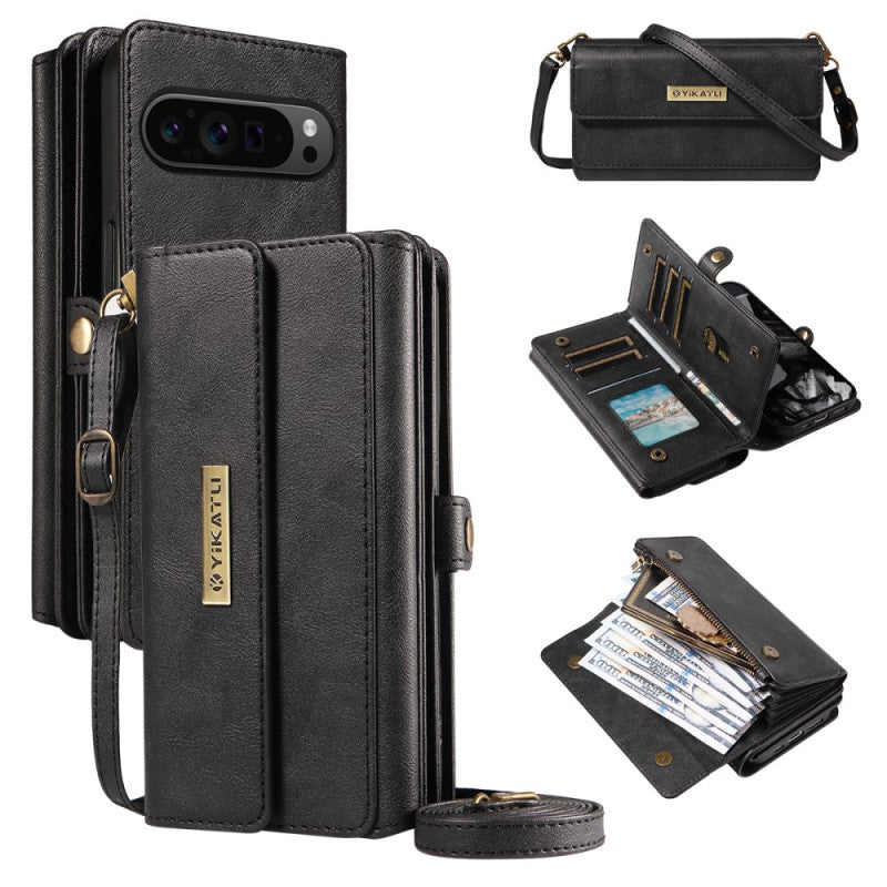 Large Capacity RFID Wallet Shoulder Strap