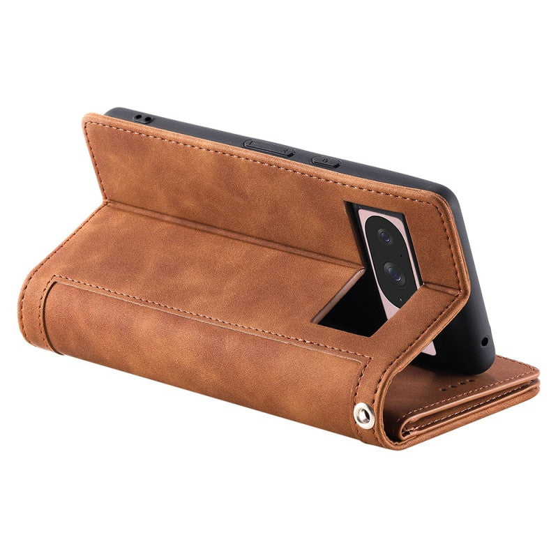 9-Slot Zipper Coin Purse Wallet Wrist Strap