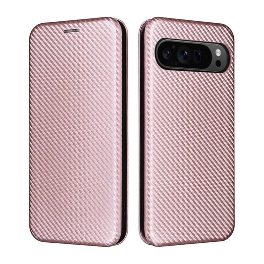 Slim Carbon Fiber Flip Wallet Case Cover