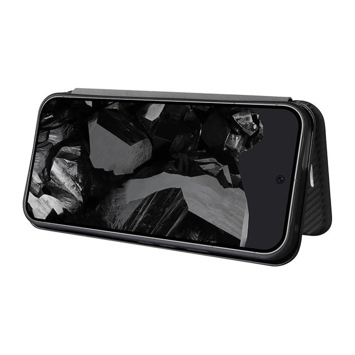 Slim Carbon Fiber Flip Wallet Case Cover
