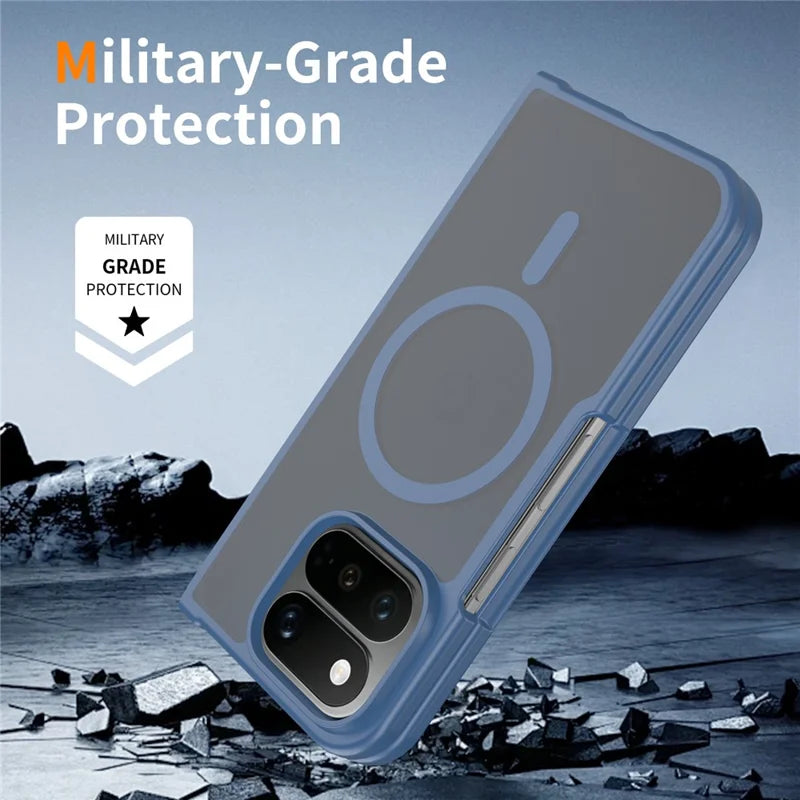 Pixel 11 Pro Fold Magnetic Case with Tempered Glass and Matte Finish – View 14