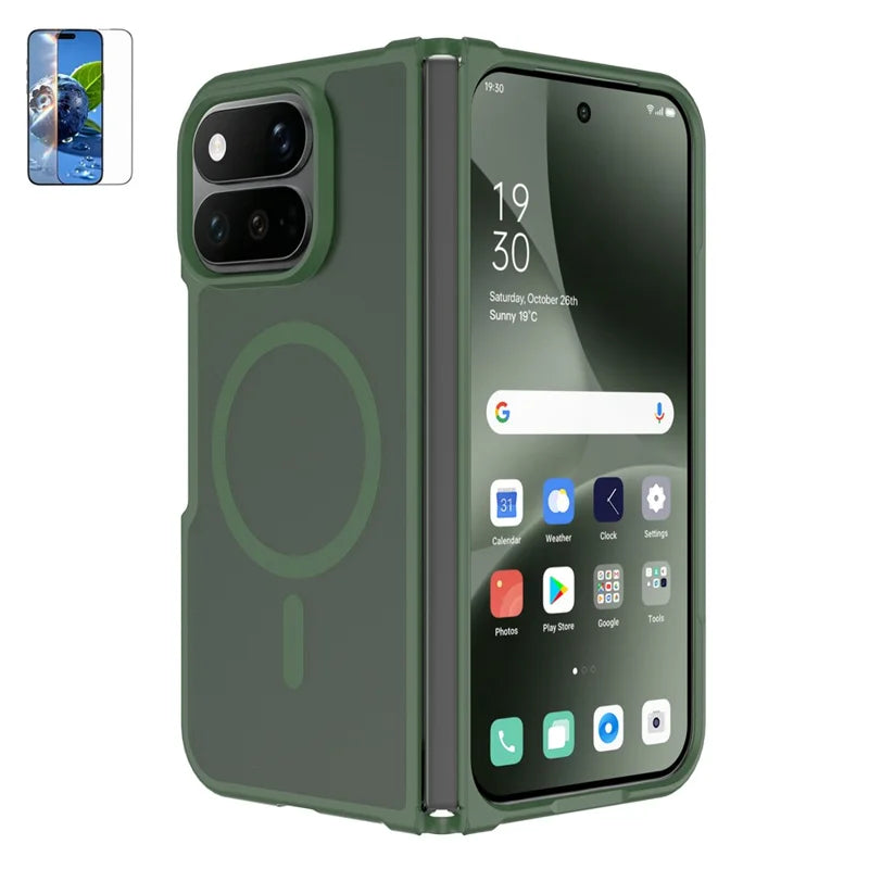 Pixel 11 Pro Fold Magnetic Case with Tempered Glass and Matte Finish – View 3