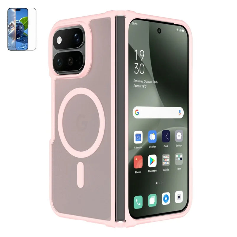 Pixel 11 Pro Fold Magnetic Case with Tempered Glass and Matte Finish – View 7