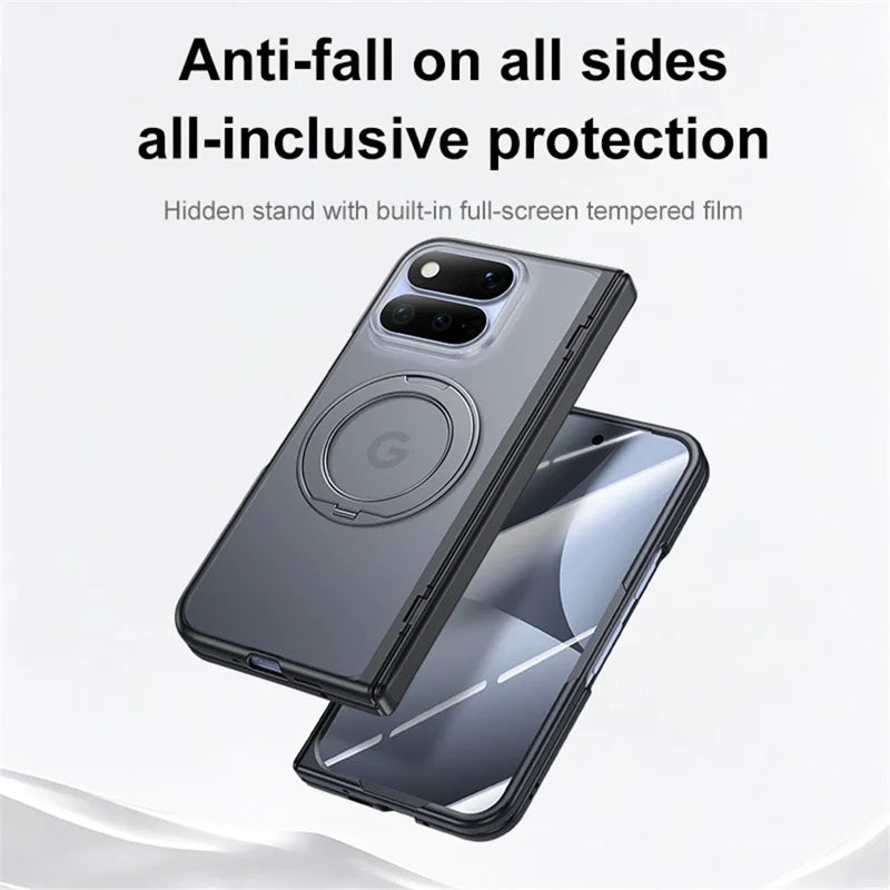 Pixel 11 Pro Fold Pixelsnap Compatible Case with 360° Rotating Kickstand & Tempered Glass – View 6