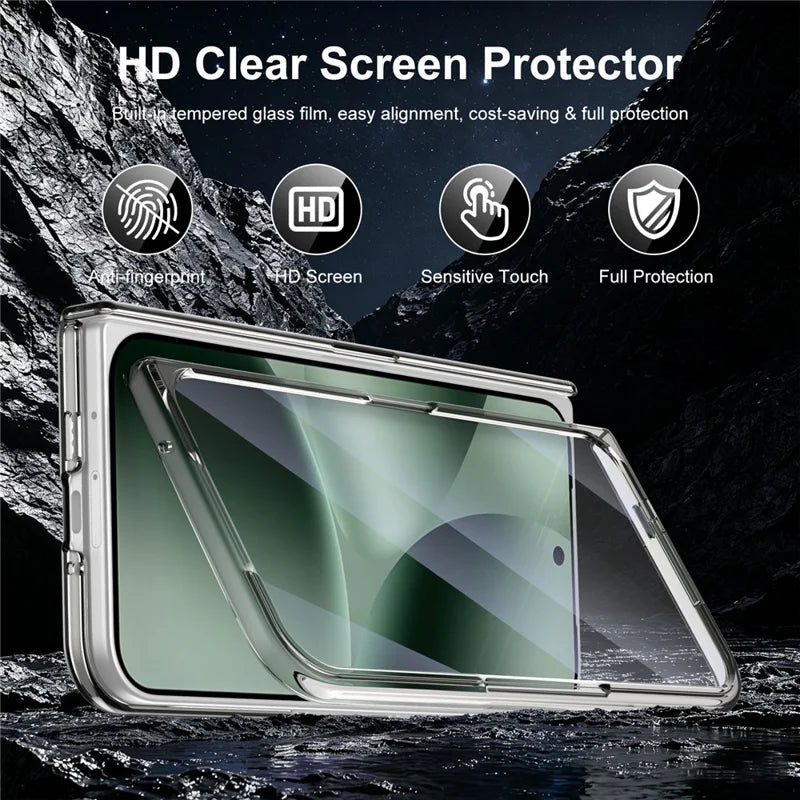 Pixel 11 Pro Fold Clear Case with Rotatable Kickstand and Hinge – View 9
