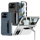 Pixel 11 Pro Fold Fold Integrated Fold Hinge Card Slot Phone Case with Holder
