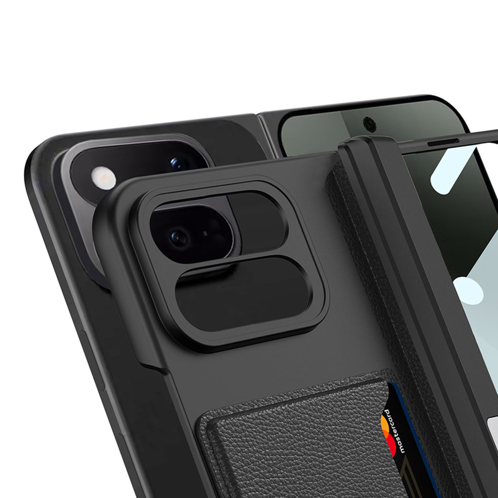 Pixel 11 Pro Fold Fold Integrated Fold Hinge Card Slot Phone Case with Holder