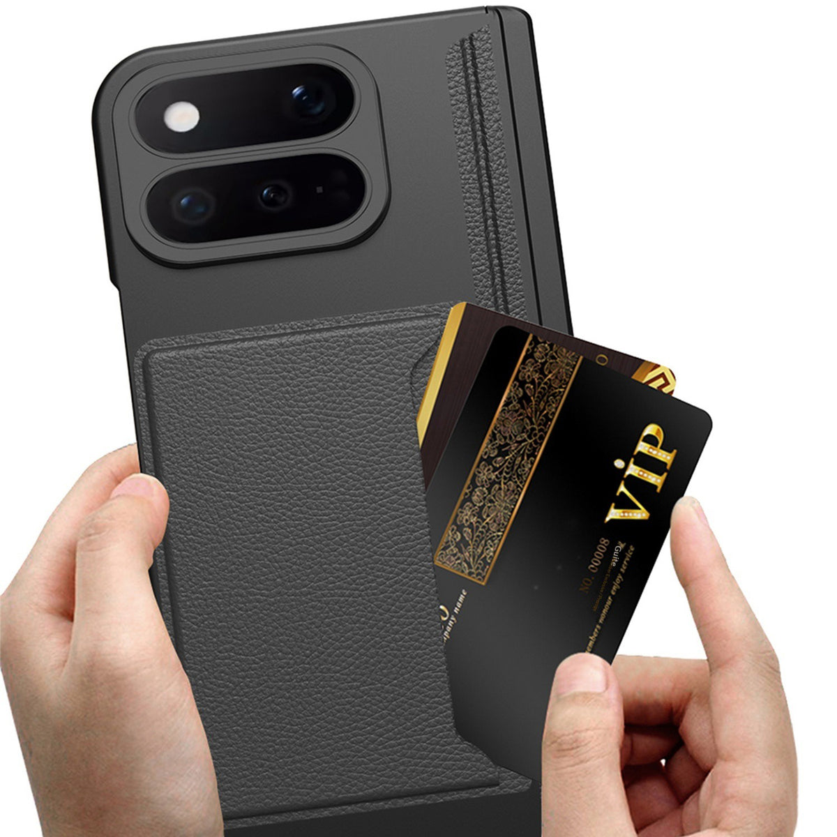 Pixel 11 Pro Fold Fold Integrated Fold Hinge Card Slot Phone Case with Holder