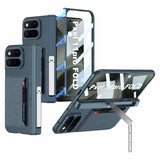 Pixel 11 Pro Fold Fold Integrated Fold Hinge Card Slot Phone Case with Holder